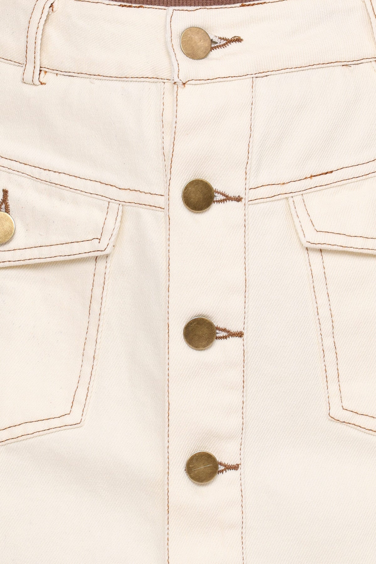 Presley Bone Everyday Denim Skort - view 7