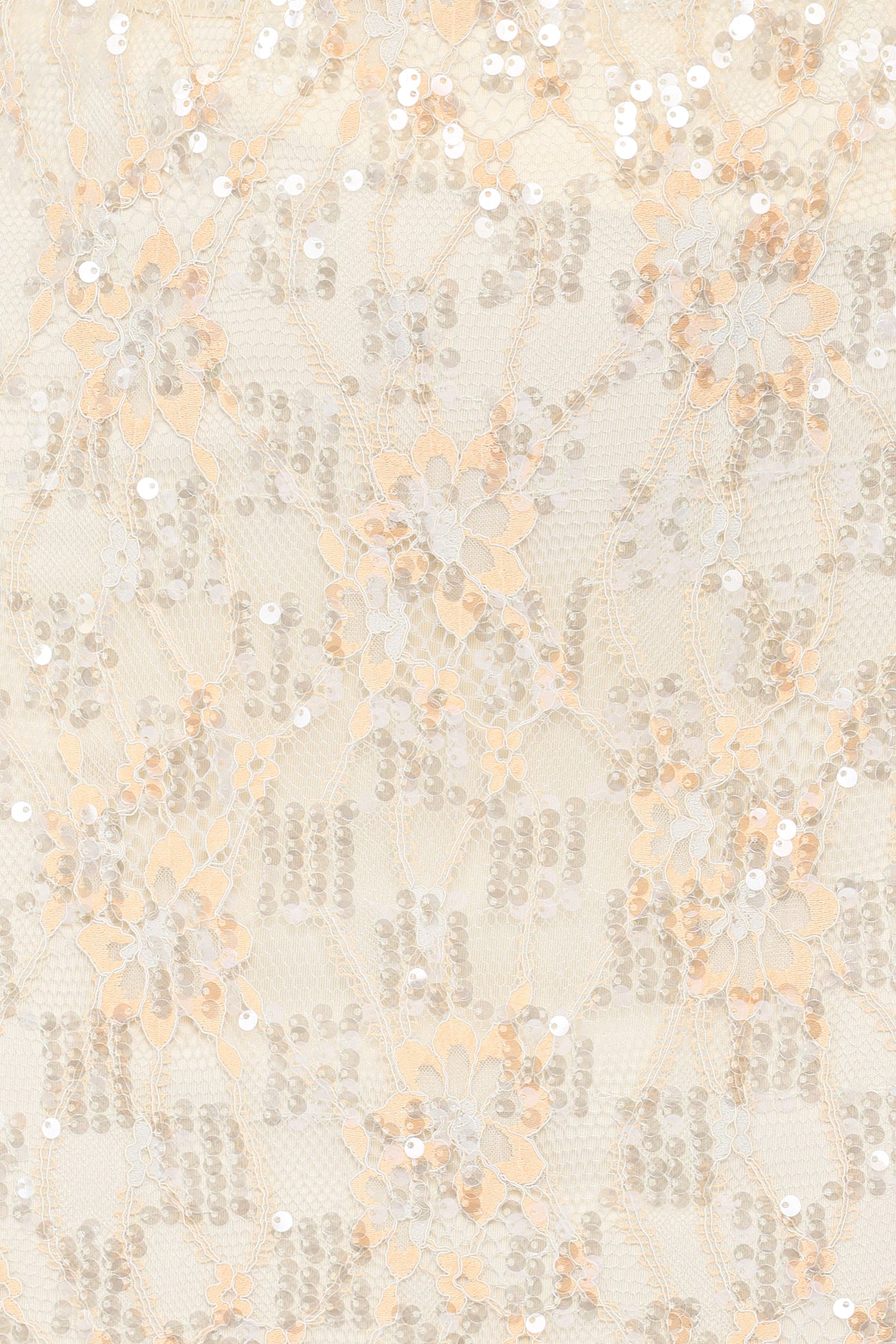 Yonder Pale Yellow Sheer Panel Lace Maxi Skirt - view 6