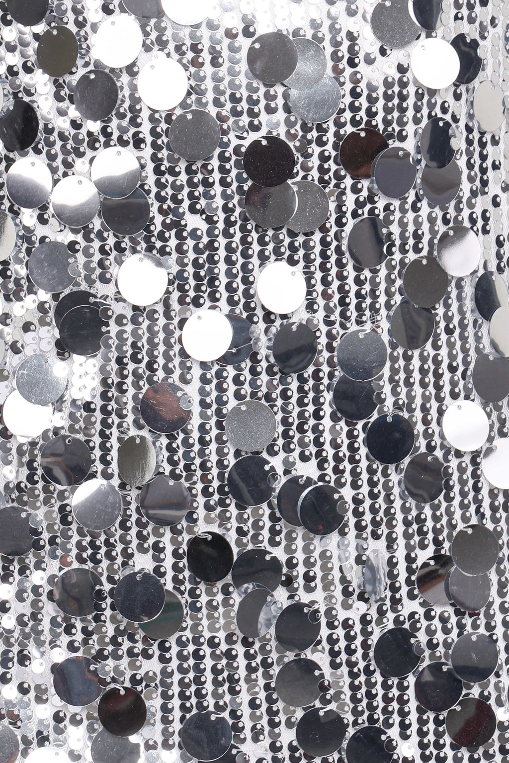 Stella Silver Sequin Square Neck Mini Dress - view 7