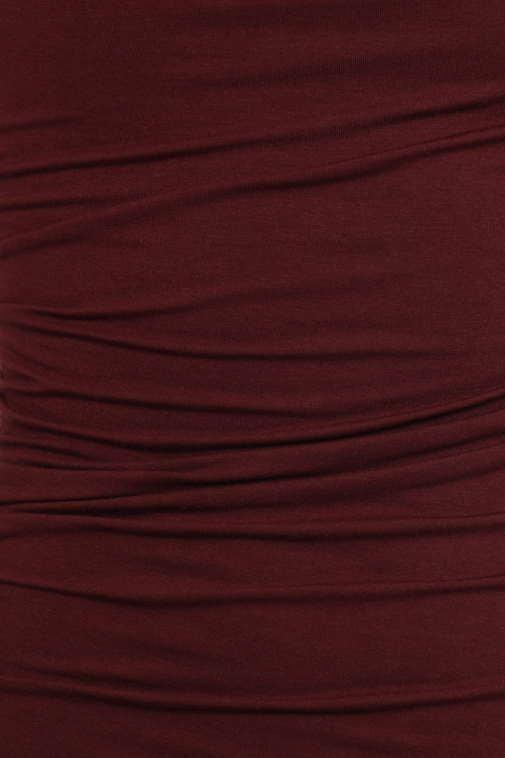 Troyan Chocolate Brown Round Neck Asymmetrical Mini Dress - view 9
