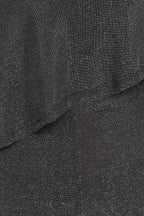 Anna Black Silver One Shoulder Lurex Jumpsuit - view 6