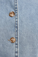 Almana Medium Blue Denim Short Set - view 7