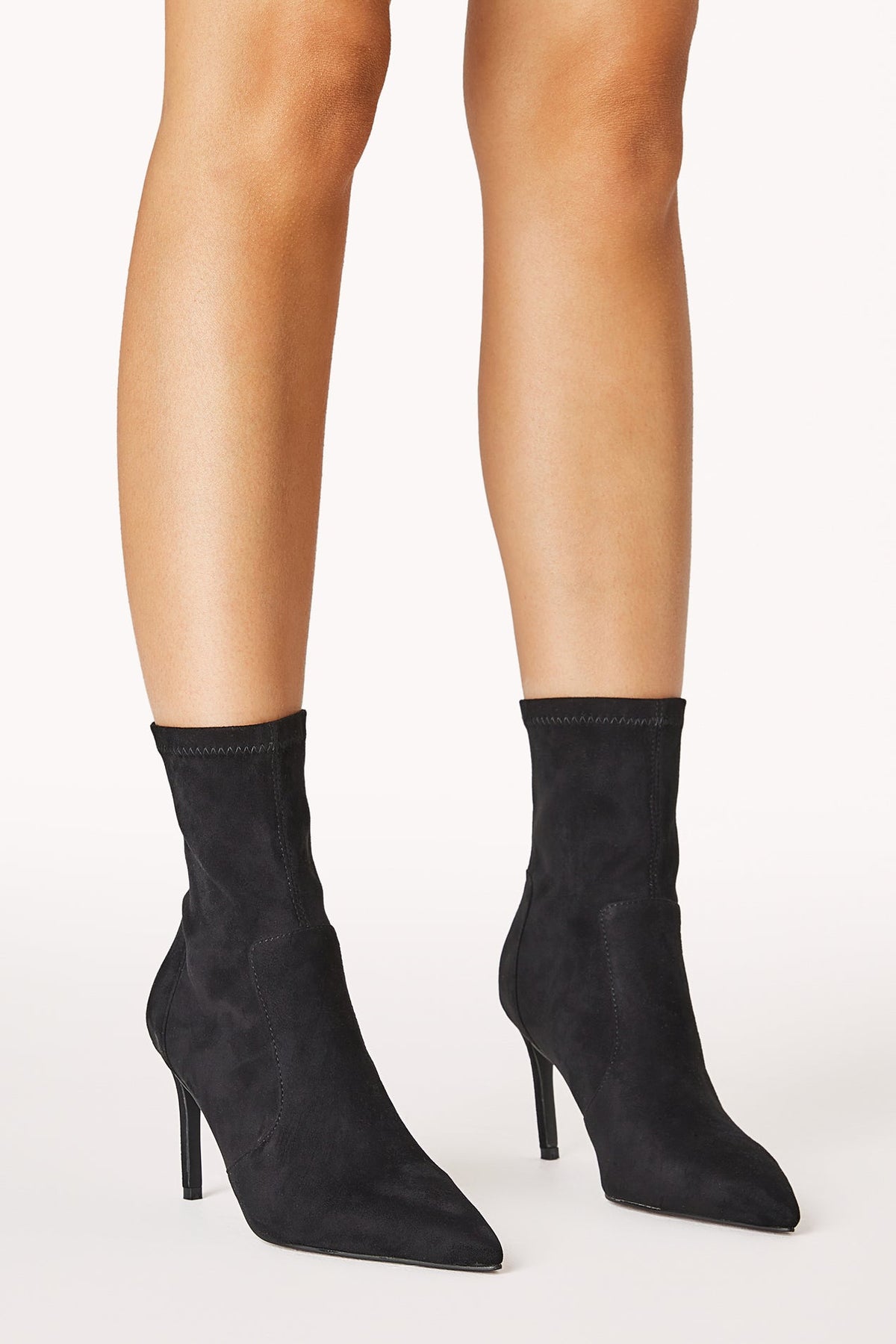 Rachael Black Pointed Toe Ankle Boot - view 1