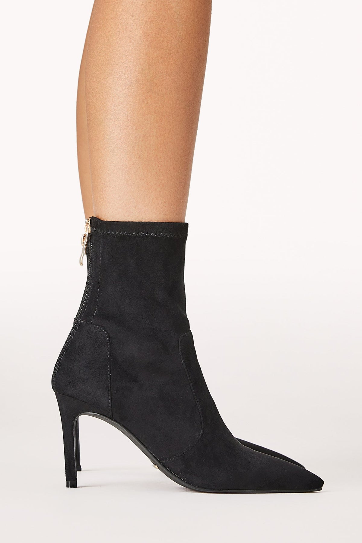 Rachael Black Pointed Toe Ankle Boot - view 2