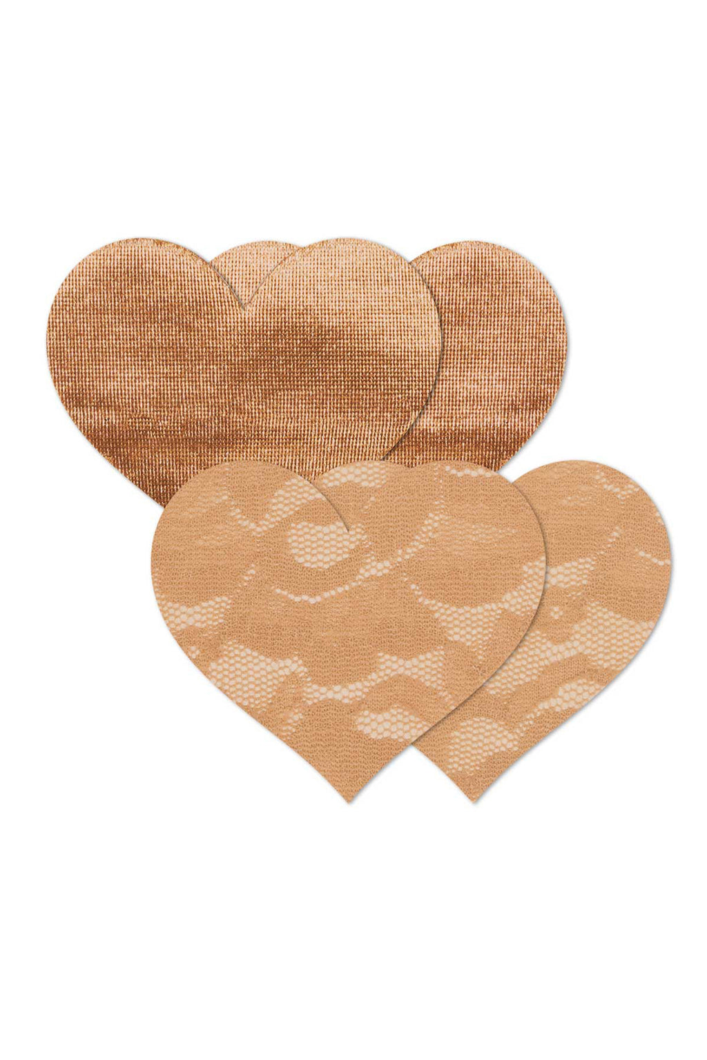 Nippies Caramel Heart Adhesive Nipple Covers, Disposable - view 2