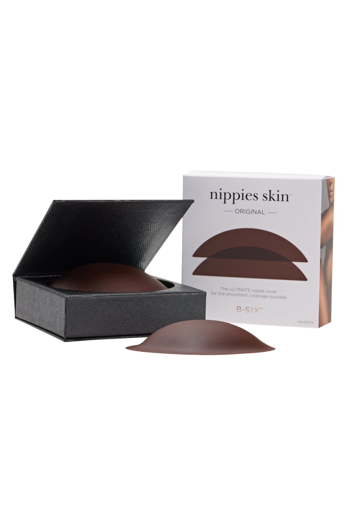 Nippies Espresso Reusable Silicone Adhesive Nipple Covers - view 1