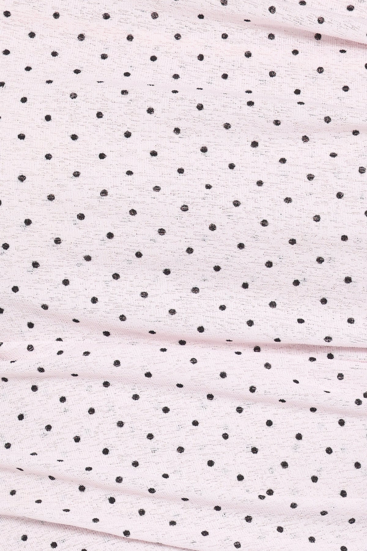 Aaron Pale Pink Dot Off Shoulder Top - view 6