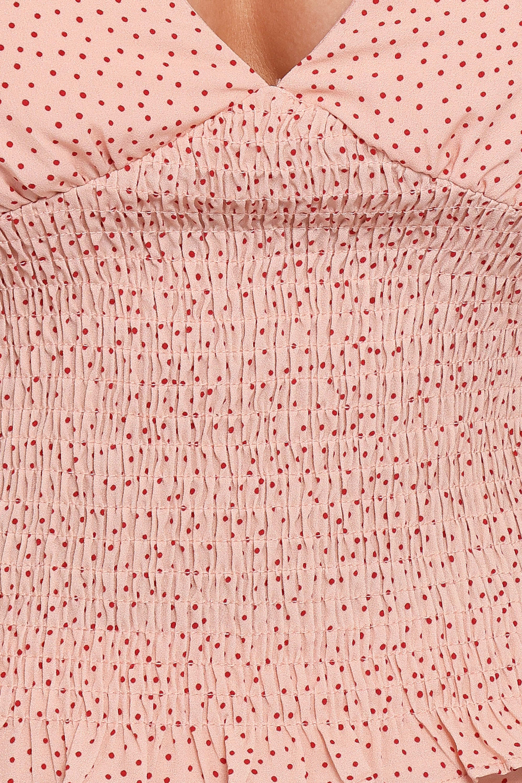 Cinthia Peach Polka Dot Top - view 7