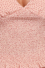 Cinthia Peach Polka Dot Top - view 7