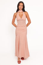 Cinthia Peach Polka Dot Top - view 3