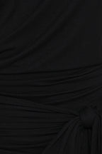 Clarke Black Off the Shoulder Tie Top - view 7