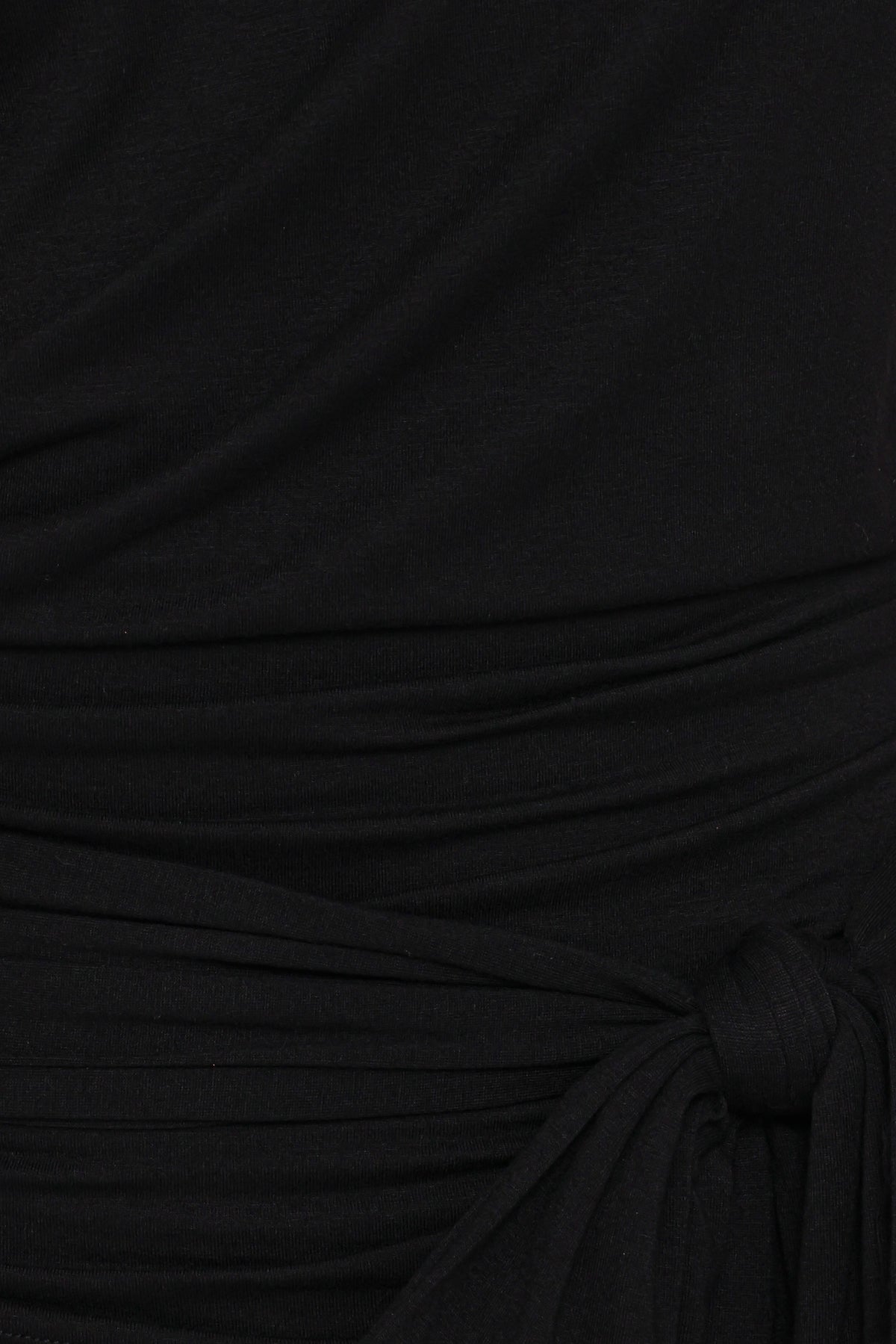 Clarke Black Off the Shoulder Tie Top - view 7