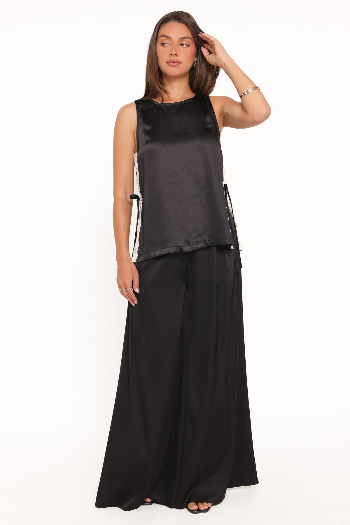 Coleman Black Side Slit Top - view 5