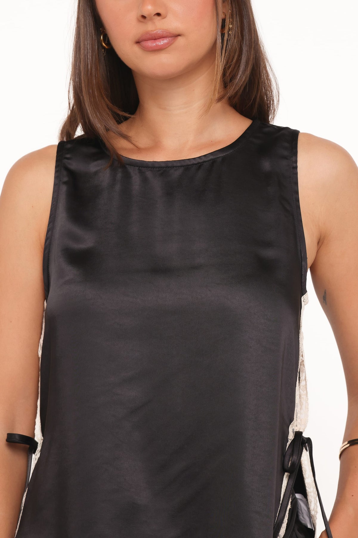 Coleman Black Side Slit Top - view 4