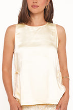 Coleman Butter Yellow Side Slit Top - view 6