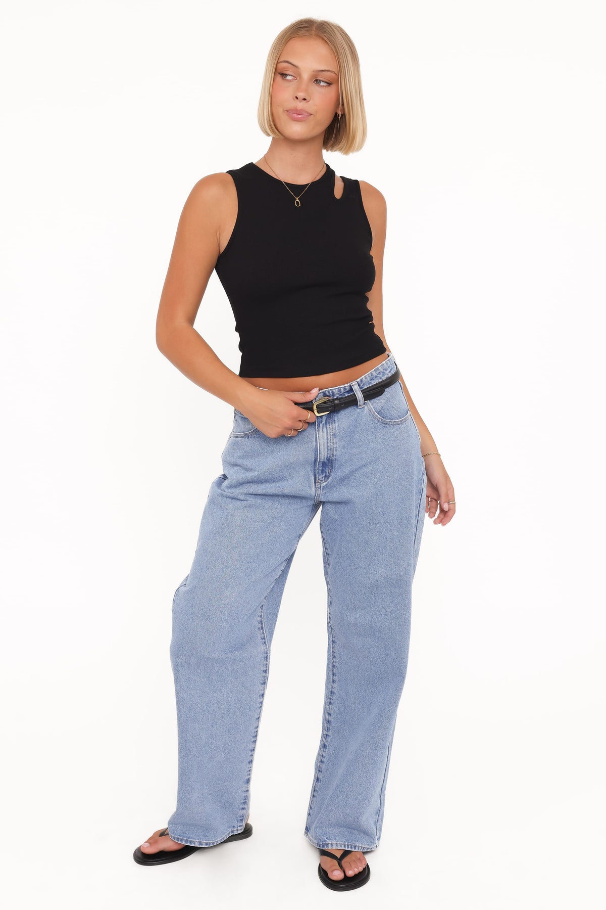 Elira Black Cut Out Tank - view 5