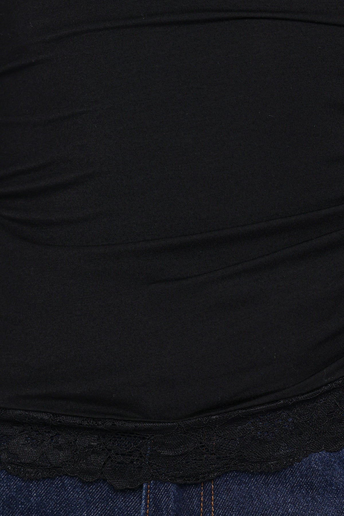 Faeryn Black Off Shoulder Asymmetrical Top - view 7