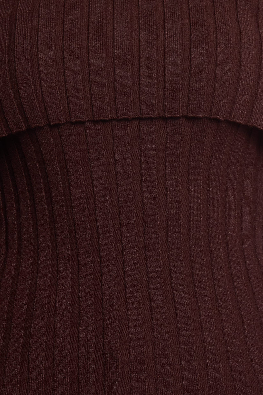 Inora Chocolate Off Shoulder Knit Top - view 7