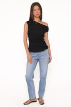 Lia Black Off Shoulder Top - view 5
