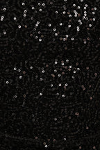 Nissa Black Velvet Sequin Top - view 9