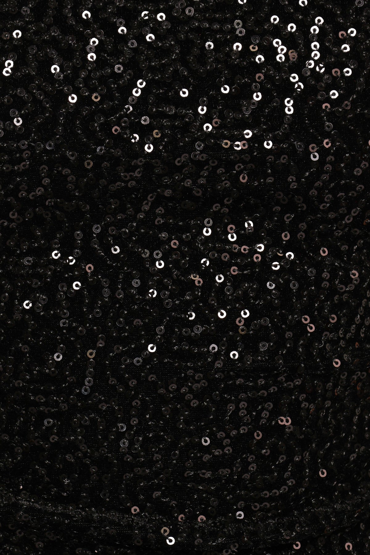 Nissa Black Velvet Sequin Top - view 9