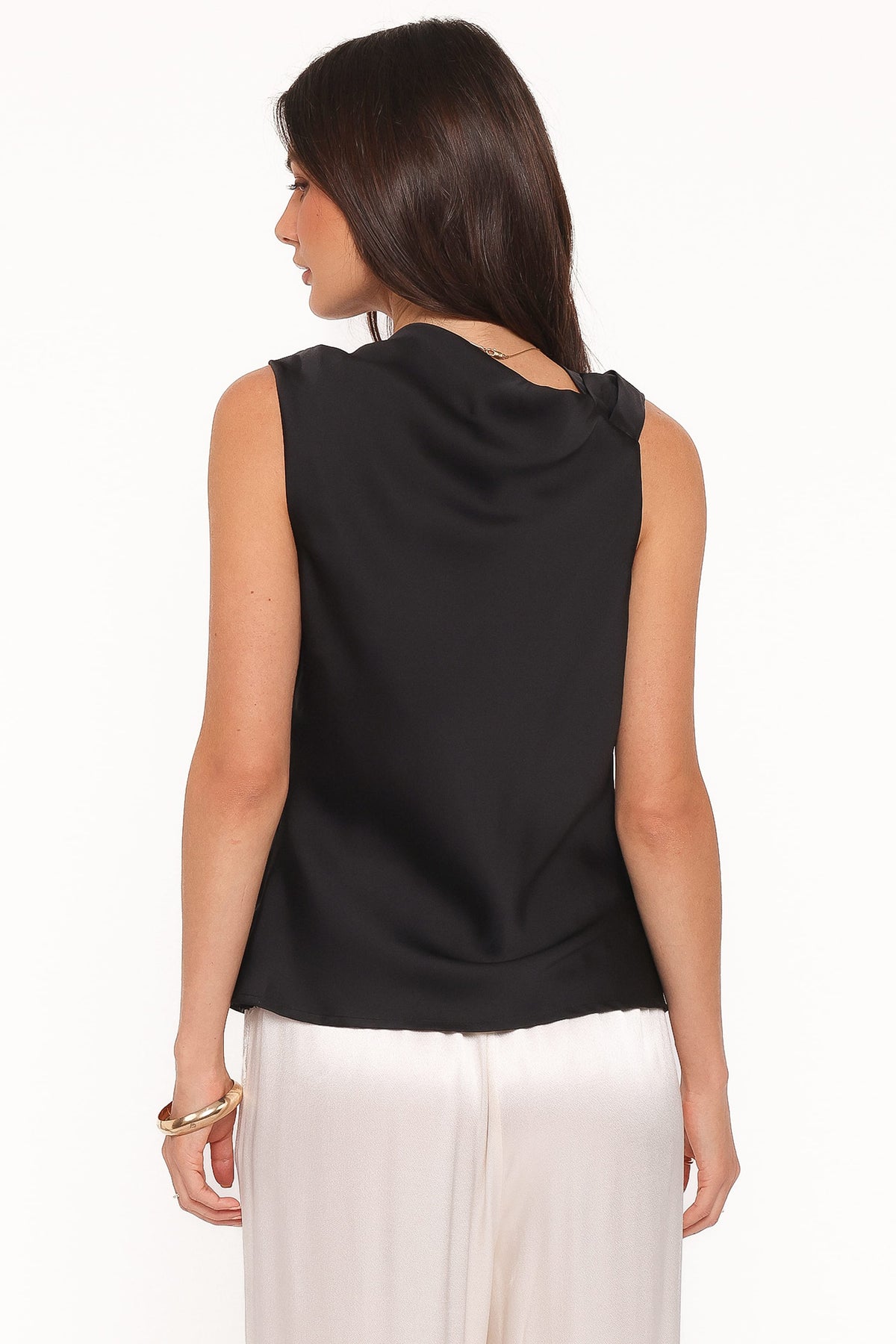 Kyra Black Serena Cowl Neck Top - view 4