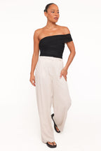 Zachary Black One Shoulder Top - view 5