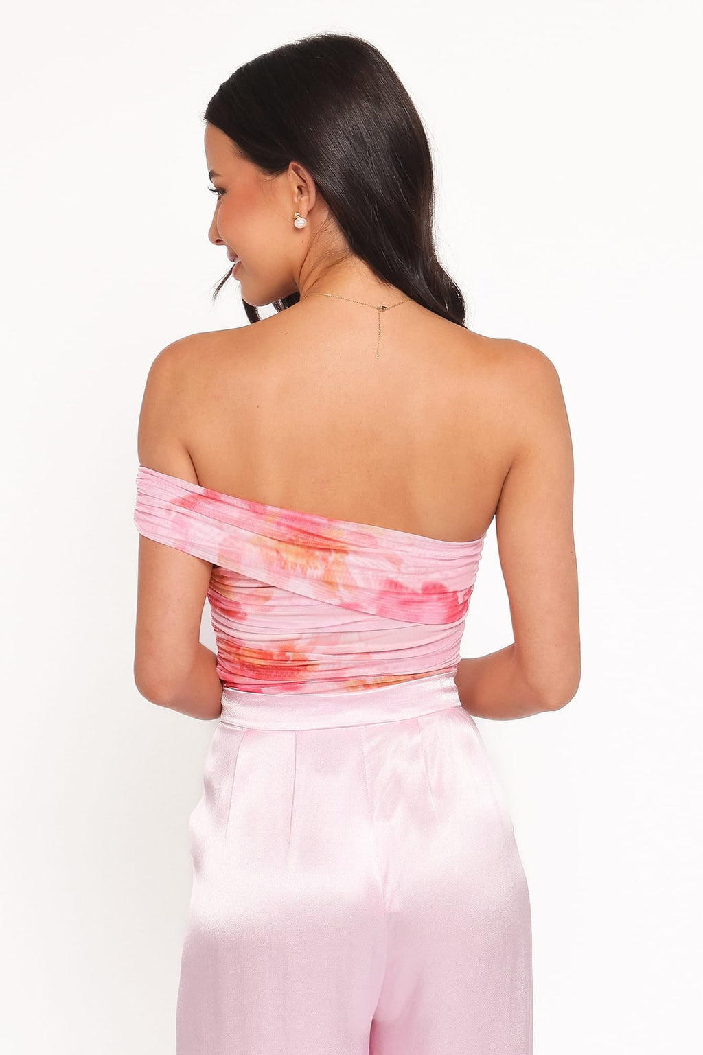 Zachary Pink One Shoulder Top - view 5