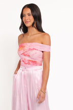 Zachary Pink One Shoulder Top - view 4