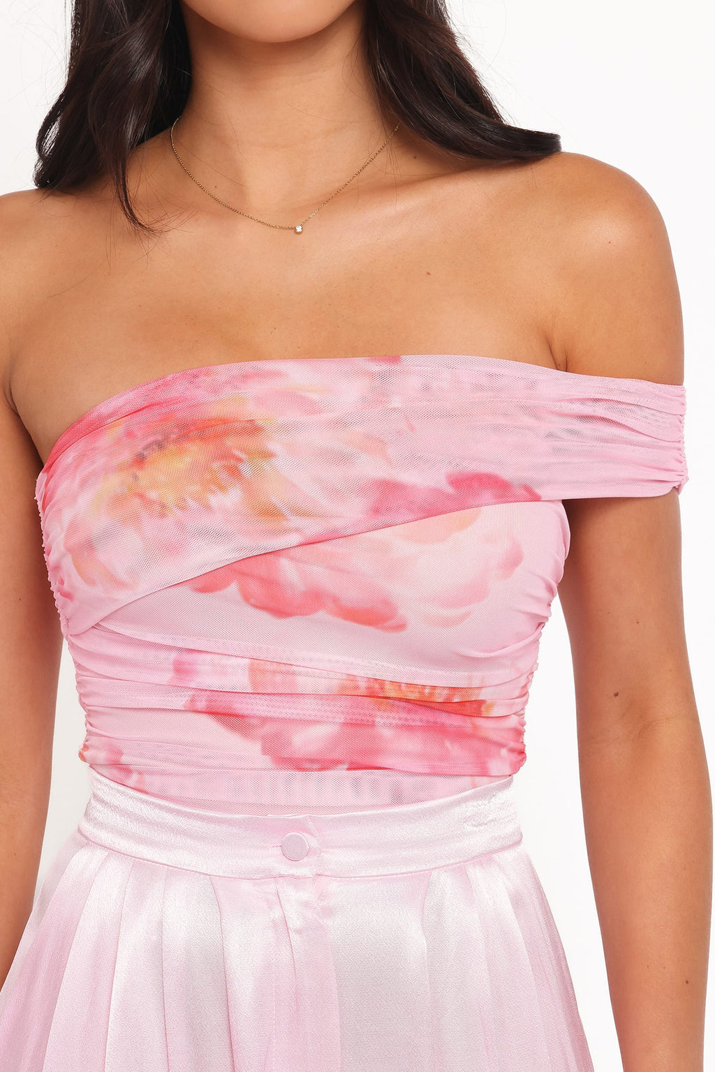 Zachary Pink One Shoulder Top - view 3
