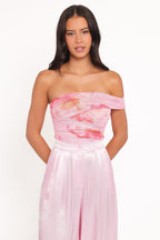 Zachary Pink One Shoulder Top - view 2