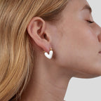 Esme Pure Love Heart Earrings - view 2
