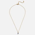 Zoe Sapphire Drop Pendant Necklace - view 3