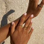 Selene Gold Moonstone Ring - view 2