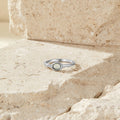 Selene Silver Moonstone Ring