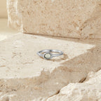 Selene Silver Moonstone Ring - view 1
