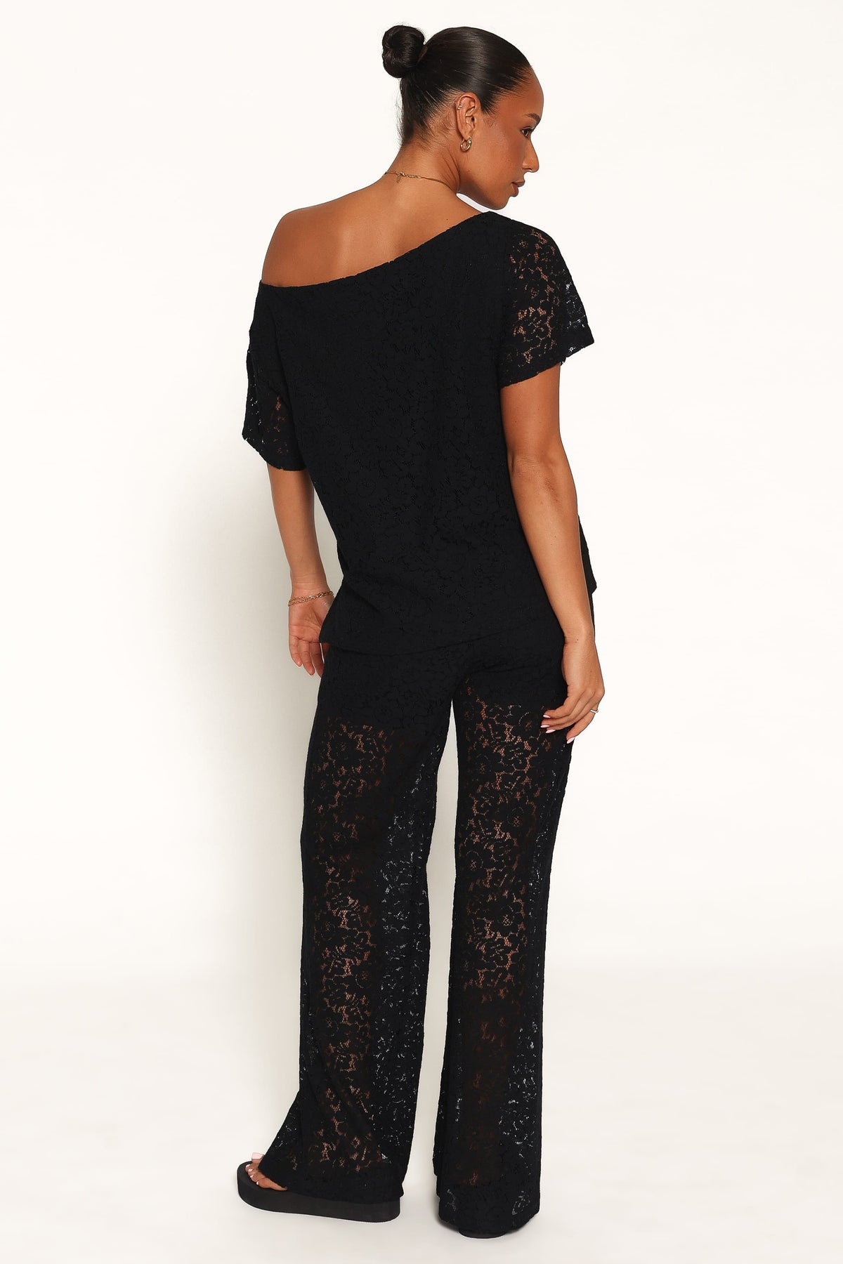 Tucker Black Lace Pant Set - view 4