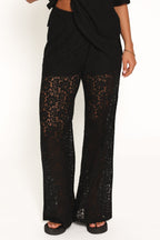 Tucker Black Lace Pant Set - view 6