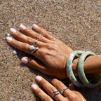 Amara Silver Pearl Wrap Ring - view 3