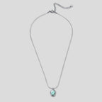 Una Silver Aquamarine Pendant Necklace - view 3