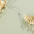Silver & Crystal Bloom Lariat Bracelet