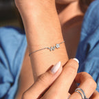 Tamsin Silver Crystal Vine Bracelet - view 2