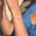 Tamsin Silver Crystal Vine Bracelet - view 4