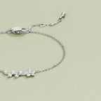 Tamsin Silver Crystal Vine Bracelet - view 3
