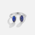 Uri Silver Lapis Lazuli Wrap Ring - view 1