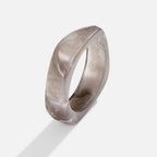 Odette Smoked Grey Swirl Bangle - view 1