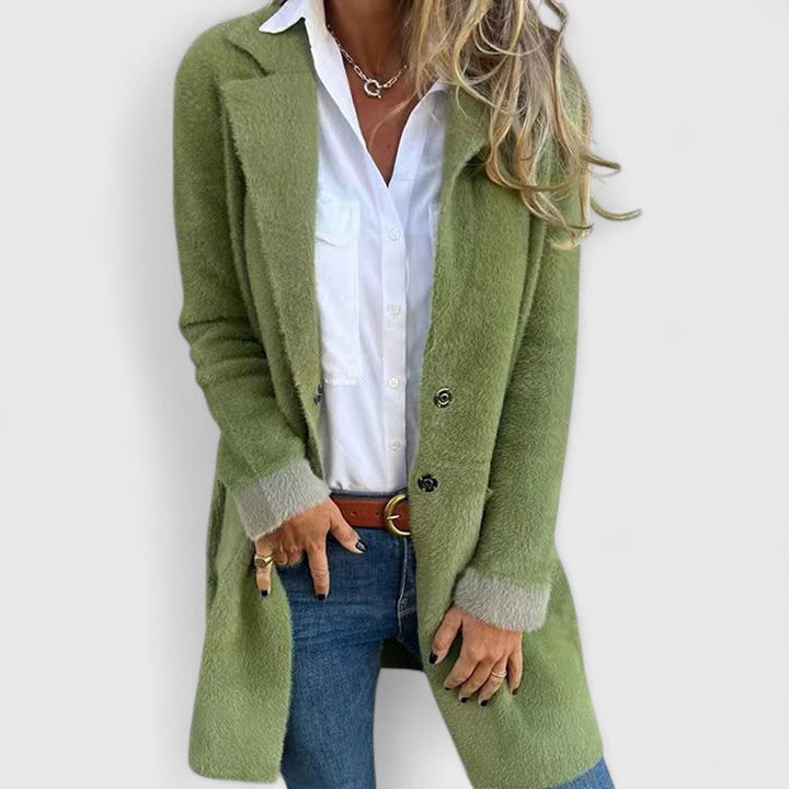 Teodora Oversized Cardigan with Patch Pockets - view 1