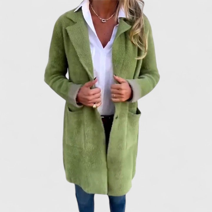 Teodora Oversized Cardigan with Patch Pockets - view 2