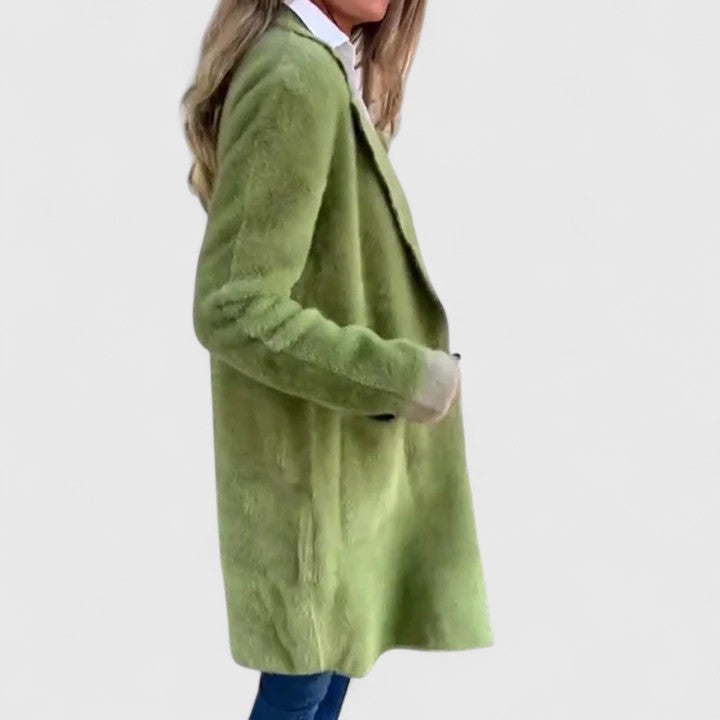 Teodora Oversized Cardigan with Patch Pockets - view 3