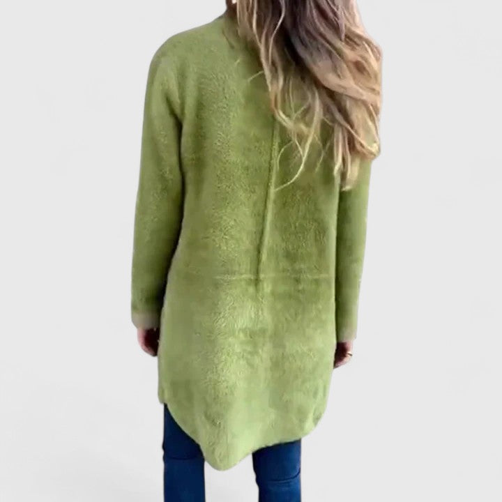 Teodora Oversized Cardigan with Patch Pockets - view 4